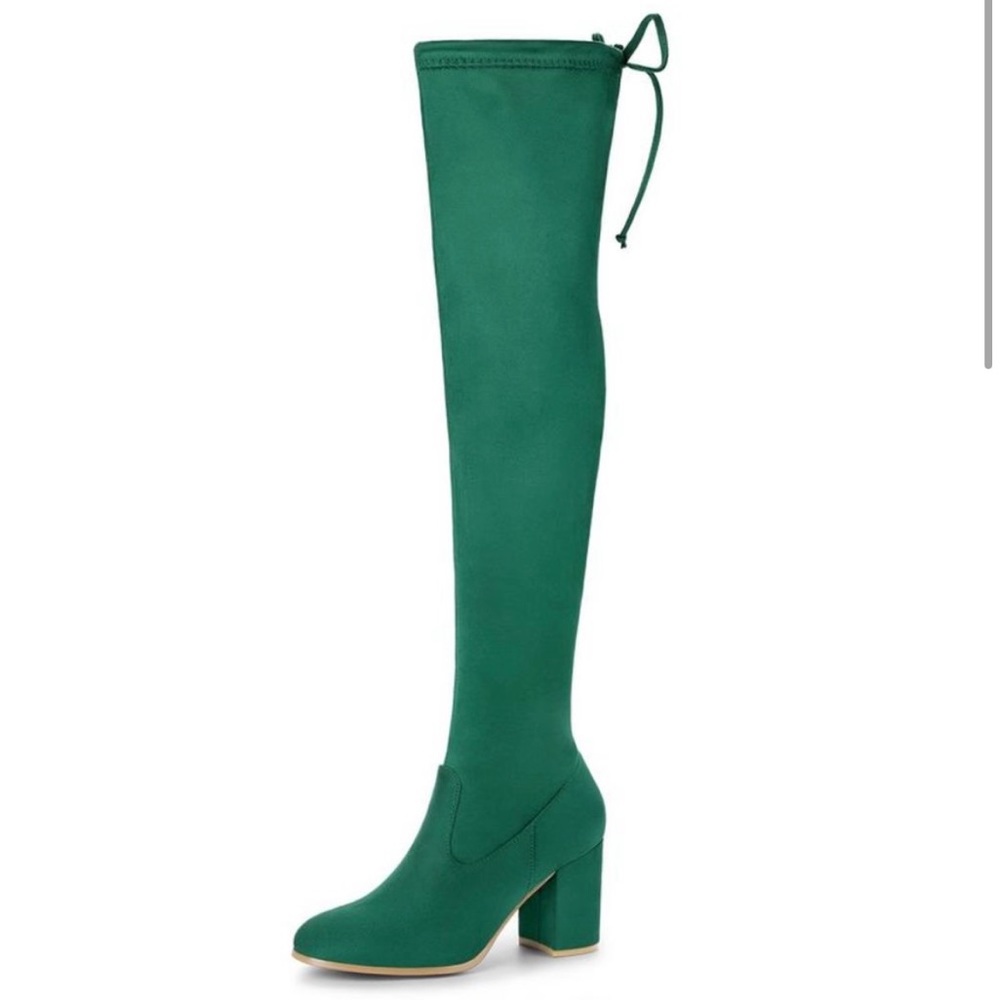 Poison Ivy Women's Round Toe Chunky Heel Green
Over the Knee (Thigh) High Boots
